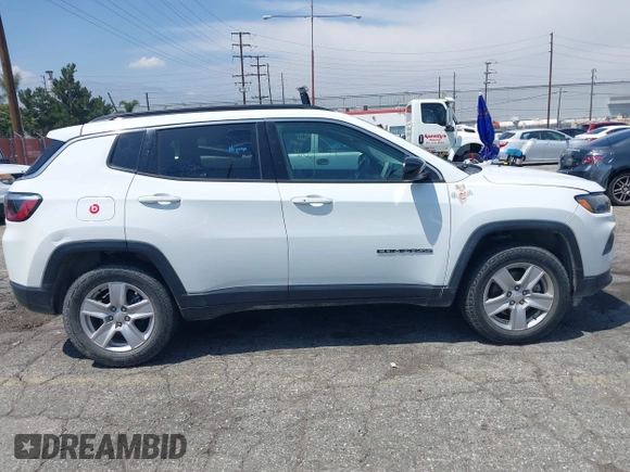 2022 Jeep Compass Latitude with VIN 3C4NJDBB6NT235666, listed as a IAAI auction lot 42161777 with 68,212 mi miles and . Bid and sale history available at DreamBid. Image 13.