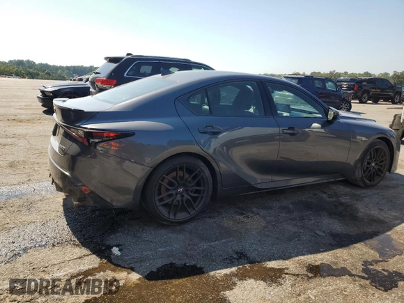 2024 Lexus IS with VIN JTHAP1D28R5006225, listed as a Copart auction lot 74989634 with 3,211 mi miles and Salvage Title. Bid and sale history available at carsss.com. Image 3.