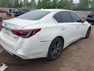 2020 Infiniti Q50 Luxe с VIN JN1EV7AR0LM255700, выставлен на аукционе IAAI как лот 42351999 с пробегом 56 382 миль миль и . История ставок и продаж доступна на DreamBid. Изображение 4.