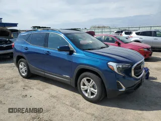 2020 GMC Terrain SLE with VIN 3GKALTEV4LL189913, listed as a Copart auction lot 54226255 with 83,537 mi miles and Salvage title. Bid and sale history available at DreamBid. Image 4.