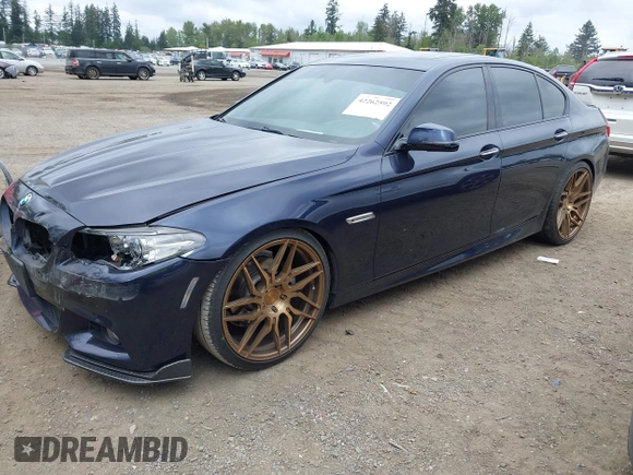 2015 BMW 5 Series 528i with VIN WBA5A5C57FD513039, listed as a IAAI auction lot 42262592 with 79,328 mi miles and . Bid and sale history available at DreamBid. Image 2.