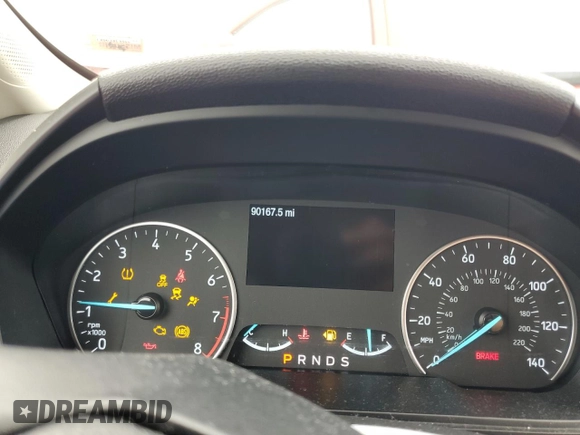 2018 Ford EcoSport SE with VIN MAJ6P1UL6JC247772, listed as a Copart auction lot 43727195 with 90,167 mi miles and Salvage Title. Bid and sale history available at carsss.com. Image 9.