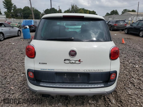 2014 FIAT 500L Trekking with VIN ZFBCFADH1EZ023701, listed as a Copart auction lot 71826844 with 85,849 mi miles and Salvage Title. Bid and sale history available at carsss.com. Image 6.