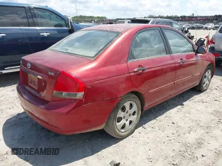 2008 Kia Spectra SX with VIN KNAFE121285552750, listed as a IAAI auction lot 42077896 with 237,939 mi miles. Bid and sale history available at carsss.com. Image 4.