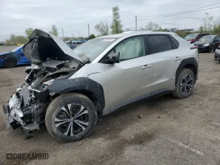2023 Toyota bZ4X XLE with VIN JTMAAAAA8PA020788, listed as a Copart auction lot 52900874 with 0 mi miles and Salvage Title. Bid and sale history available at carsss.com. Image 1.