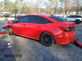 2022 Honda Civic Sport with VIN 2HGFE2F59NH535035, listed as a Copart auction lot 48708775 with Not Provided miles and Salvage Title. Bid and sale history available at carsss.com. Image 2.