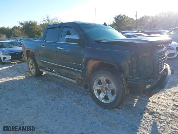 2015 Chevrolet Silverado 1500 LTZ with VIN 3GCUKSEJXFG489780, listed as a IAAI auction lot 41335608 with 140,972 mi miles. Bid and sale history available at carsss.com. Image 1.