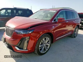 2024 Cadillac XT6 FWD Premium Luxury with VIN 1GYKPCRS6RZ715118, listed as a Copart auction lot 50512905 with 11,563 mi miles and Salvage Title. Bid and sale history available at carsss.com. Image 1.