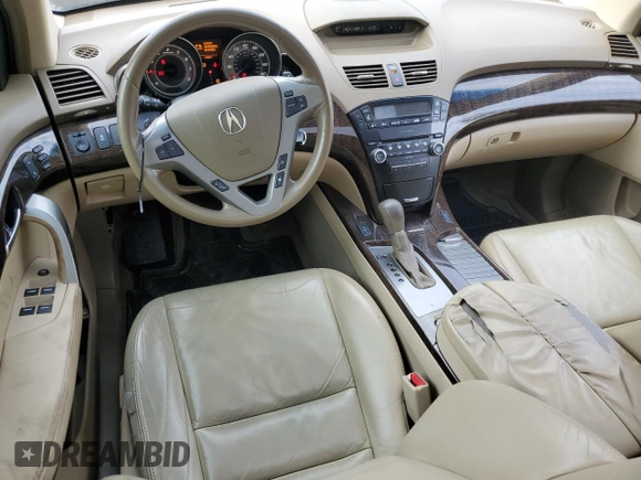 2010 Acura MDX with VIN 2HNYD2H25AH519156, listed as a Copart auction lot 47426815 with 134,241 mi miles and Salvage Title. Bid and sale history available at carsss.com. Image 8.