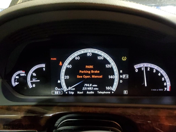 2011 Mercedes-Benz S-Class S 550 with VIN WDDNG8GB8BA417604, listed as a Copart auction lot 83968184 with 231,483 mi miles and Clean Title. Bid and sale history available at carsss.com. Image 9.