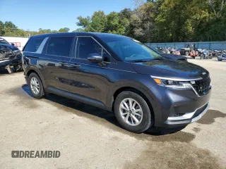 2023 Kia Carnival LX with VIN KNDNB4H37P6249098, listed as a Copart auction lot 76751724 with 26,992 mi miles and Salvage Title. Bid and sale history available at carsss.com. Image 4.