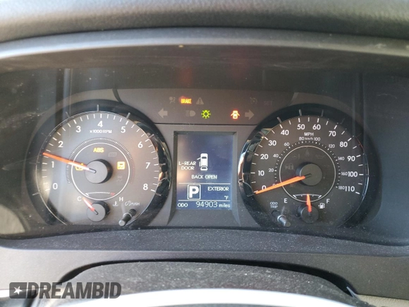 2016 Toyota Sienna LE AAS with VIN 5TDKK3DC4GS740957, listed as a Copart auction lot 83841424 with 94,903 mi miles and Non Repairable. Bid and sale history available at carsss.com. Image 9.