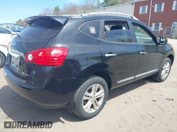 2013 Nissan Rogue SL with VIN JN8AS5MV8DW630762, listed as a IAAI auction lot 42085411 with 54,859 mi miles and . Bid and sale history available at DreamBid. Image 4.