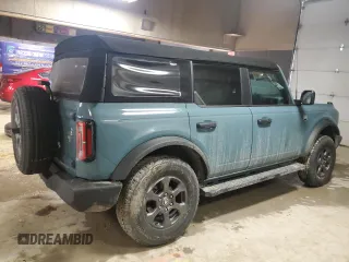 2022 Ford Bronco with VIN 1FMEE5BP4NLA81293, listed as a Copart auction lot 46467965 with Not provided miles and Salvage title. Bid and sale history available at DreamBid. Image 3.