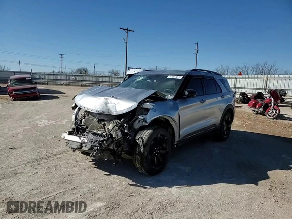 2020 Ford Explorer ST with VIN 1FM5K8GC5LGA89487, listed as a Copart auction lot 47577275 with 247,548 mi miles and Salvage Title. Bid and sale history available at DreamBid. Image 11.