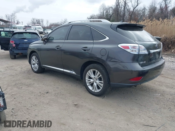 2010 Lexus RX 450h with VIN JTJBC1BA5A2408301, listed as a IAAI auction lot 41801639 with 264,134 mi miles and . Bid and sale history available at DreamBid. Image 3.