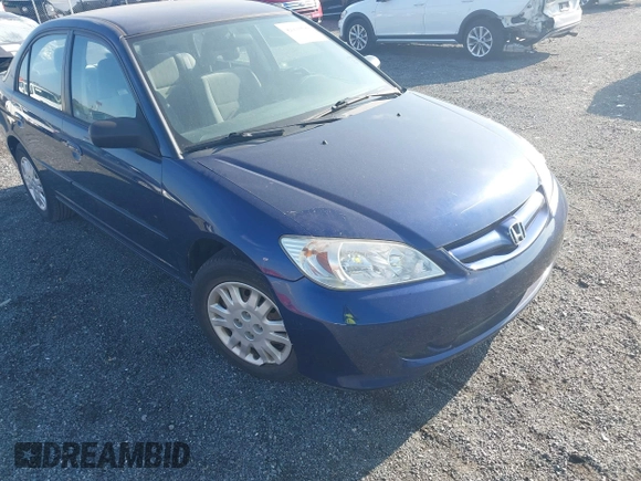 2004 Honda Civic LX with VIN 2HGES16534H643485, listed as a IAAI auction lot 42130844 with 143,007 mi miles. Bid and sale history available at carsss.com. Image 6.