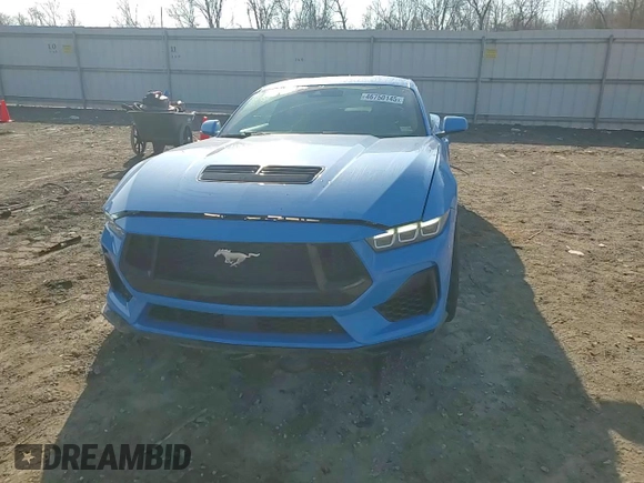 2024 Ford Mustang GT with VIN 1FA6P8CF6R5403295, listed as a Copart auction lot 46750145 with 12,161 mi miles and Salvage title. Bid and sale history available at DreamBid. Image 16.