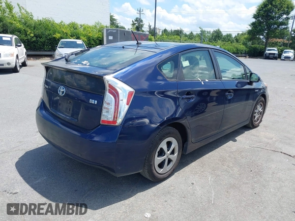 2015 Toyota Prius Four with VIN JTDKN3DU9F0441160, listed as a IAAI auction lot 42561281 with 186,192 mi miles and . Bid and sale history available at DreamBid. Image 4.