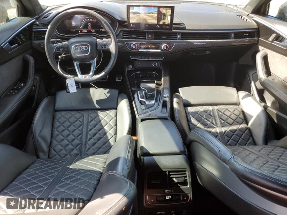 2021 Audi S4 Prestige with VIN WAUC4AF42MA086765, listed as a Copart auction lot 47135004 with 33,577 mi miles and Salvage Title. Bid and sale history available at carsss.com. Image 8.