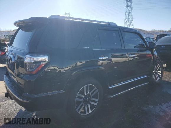 2021 Toyota 4Runner Limited with VIN JTEKU5JR1M5879911, listed as a Copart auction lot 88809235 with 51,413 mi miles and Salvage title. Bid and sale history available at DreamBid. Image 3.