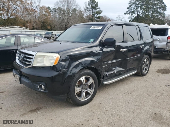 2015 Honda Pilot SE with VIN 5FNYF3H39FB004494, listed as a Copart auction lot 89407705 with 194,423 mi miles and Salvage Title. Bid and sale history available at carsss.com. Image 1.