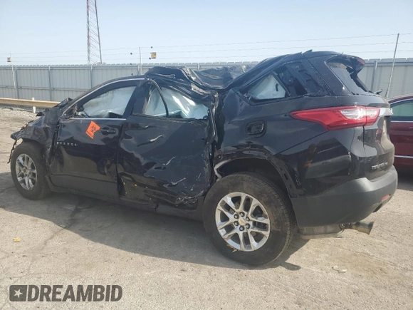 2020 Chevrolet Traverse LS with VIN 1GNEVFKW0LJ124528, listed as a Copart auction lot 49837515 with Not Provided miles and Salvage Title. Bid and sale history available at DreamBid. Image 2.