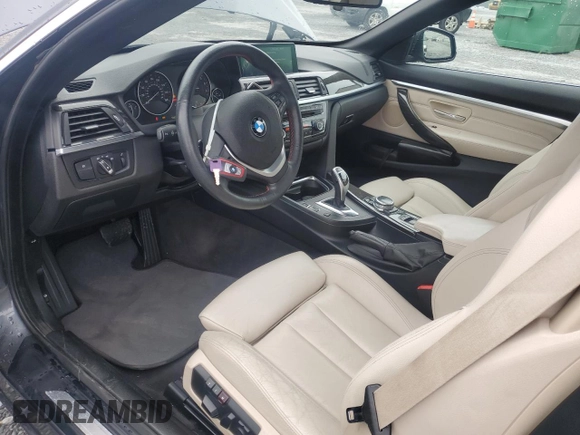2014 BMW 4 Series 428i xDrive with VIN WBA3T1C58EPS98164, listed as a Copart auction lot 71273804 with 53,836 mi miles and Salvage Title. Bid and sale history available at carsss.com. Image 8.