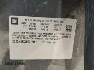 2014 Buick Regal Premium I z VIN 2G4GN5EX7E9217461, wystawiony jako Copart lot #59148605 z przebiegiem 135 958 mil mil oraz Szkoda całkowita • Salvage title. Historia ofert i sprzedaży dostępna na DreamBid. Obrazek 12.