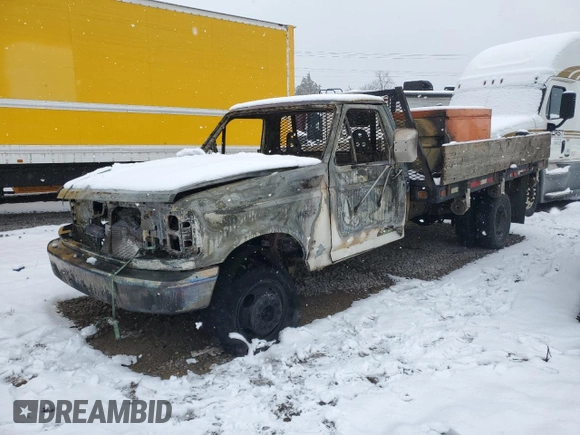 1997 Ford F-350 with VIN 3FELF47G6VMA63508, listed as a Copart auction lot 88094775 with Not provided miles and Salvage title. Bid and sale history available at DreamBid. Image 1.