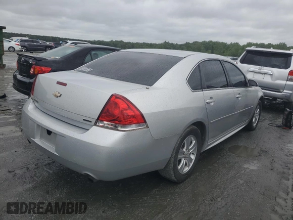 2015 Chevrolet Impala LS with VIN 2G1WA5E33F1125085, listed as a Copart auction lot 58492845 with 166,064 mi miles and Salvage title. Bid and sale history available at DreamBid. Image 3.