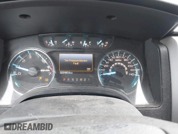 2011 Ford F-150 XLT with VIN 1FTFW1ET4BFC23725, listed as a IAAI auction lot 42018932 with 323,160 mi miles. Bid and sale history available at carsss.com. Image 7.
