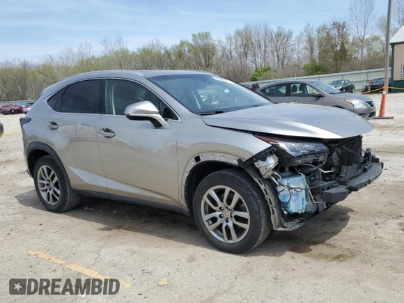 2016 Lexus NX 200t with VIN JTJBARBZ3G2069590, listed as a Copart auction lot 53570075 with 133,697 mi miles and Salvage Title. Bid and sale history available at DreamBid. Image 4.