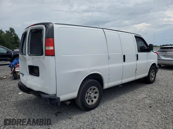 2013 Chevrolet Express Cargo with VIN 1GCSGAFX8D1119655, listed as a Copart auction lot 65659025 with 81,670 mi miles and Salvage title. Bid and sale history available at DreamBid. Image 3.