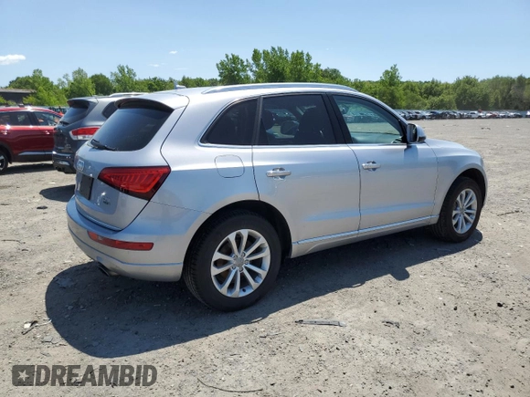 2016 Audi Q5 Premium with VIN WA1C2AFP4GA025662, listed as a Copart auction lot 59624745 with 86,766 mi miles and Clean title. Bid and sale history available at DreamBid. Image 3.