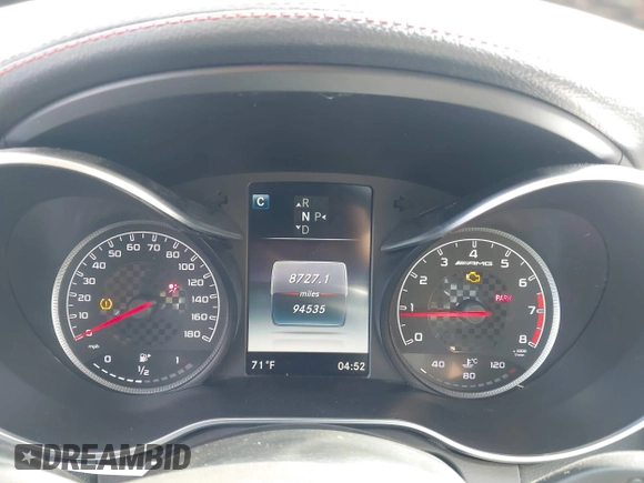2017 Mercedes-Benz C 43 AMG with VIN 55SWF6EB5HU186085, listed as a IAAI auction lot 42021790 with 94,535 mi miles and . Bid and sale history available at DreamBid. Image 7.