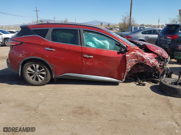 2015 Nissan Murano SL with VIN 5N1AZ2MHXFN254151, listed as a IAAI auction lot 41675133 with 146,013 mi miles. Bid and sale history available at carsss.com. Image 13.