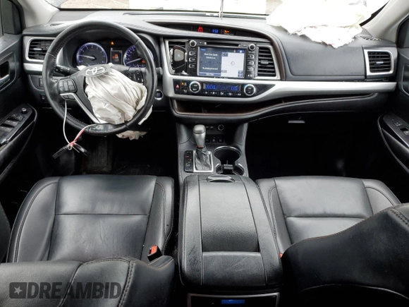 2019 Toyota Highlander SE z VIN 5TDJZRFH7KS598809, wystawiony jako Copart lot #56323355 z przebiegiem 275 728 mil mil oraz Szkoda całkowita • Salvage title. Historia ofert i sprzedaży dostępna na DreamBid. Obrazek 8.