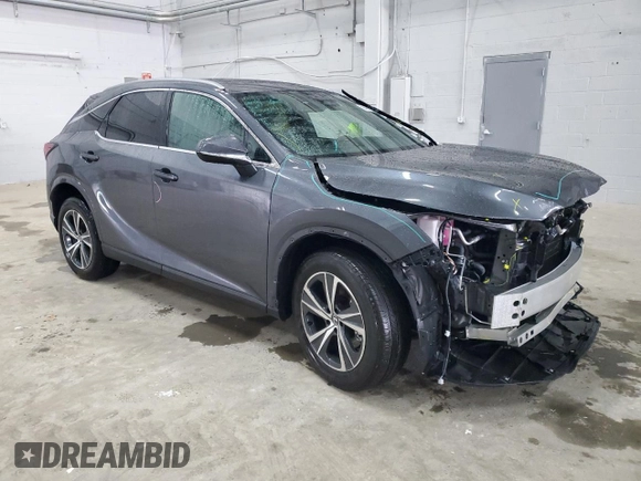 2025 Lexus RX 350 with VIN 2T2BAMCA0SC089705, listed as a Copart auction lot 58418835 with 2,894 mi miles and Salvage title. Bid and sale history available at DreamBid. Image 4.
