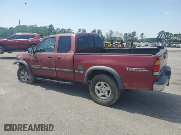 2000 Toyota Tundra SR5 with VIN 5TBBT4411YS073843, listed as a Copart auction lot 52720675 with 197,512 mi miles and Salvage Title. Bid and sale history available at DreamBid. Image 2.