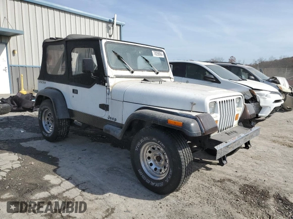 1990 Jeep Wrangler "S" with VIN 2J4FY19E1LJ530861, listed as a Copart auction lot 78298964 with 184,166 mi miles and Clean Title. Bid and sale history available at carsss.com. Image 4.