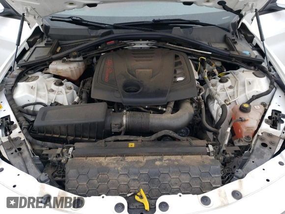 2022 Alfa Romeo Giulia with VIN ZARFAMAN6N7666308, listed as a Copart auction lot 85026984 with Not provided miles and Salvage title. Bid and sale history available at DreamBid. Image 11.