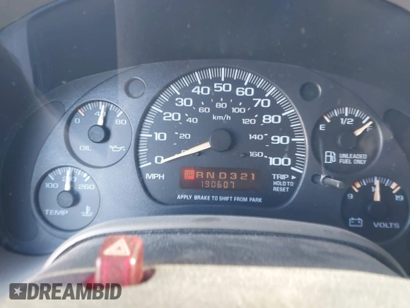2002 Chevrolet Astro with VIN 1GNDM19X72B125295, listed as a IAAI auction lot 40714590 with 190,607 mi miles. Bid and sale history available at carsss.com. Image 7.