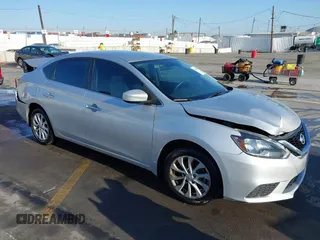 2018 Nissan Sentra SV with VIN 3N1AB7AP0JL624682, listed as a IAAI auction lot 41966632 with 67,513 mi miles. Bid and sale history available at carsss.com. Image 1.
