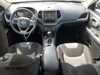 2015 Jeep Cherokee Sport with VIN 1C4PJMAB3FW647906, listed as a Copart auction lot 50227535 with 110,097 mi miles and Salvage Title. Bid and sale history available at carsss.com. Image 8.