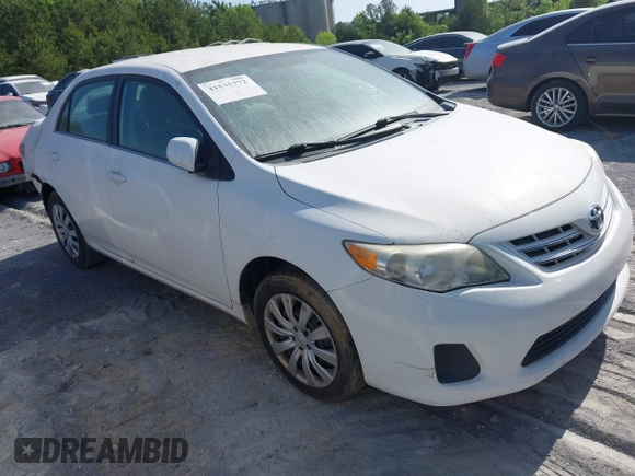 2013 Toyota Corolla L with VIN 2T1BU4EE1DC968905, listed as a IAAI auction lot 41535772 with 150,000 mi miles and . Bid and sale history available at DreamBid. Image 1.