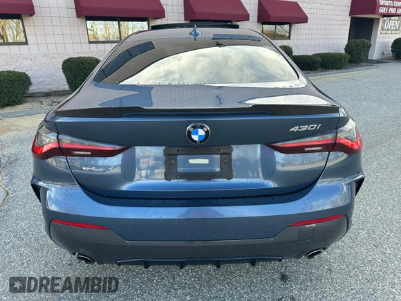 2021 BMW 4 Series 430i with VIN WBA53AP06MCF42734, listed as a Copart auction lot 55819075 with 121,670 mi miles and Clean Title. Bid and sale history available at DreamBid. Image 13.