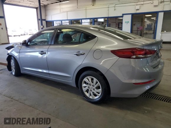 2017 Hyundai Elantra SE with VIN 5NPD74LF9HH076318, listed as a Copart auction lot 58965025 with 73,032 mi miles and Salvage title. Bid and sale history available at DreamBid. Image 2.