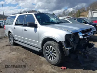 2016 Ford Expedition EL XLT with VIN 1FMJK1JT3GEF08694, listed as a IAAI auction lot 41741234 with 150,616 mi miles. Bid and sale history available at carsss.com. Image 1.