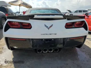 2017 Chevrolet Corvette with VIN 1G1Y13D78H5117597, listed as a Copart auction lot 74248484 with Not provided miles and Non repairable. Bid and sale history available at DreamBid. Image 6.